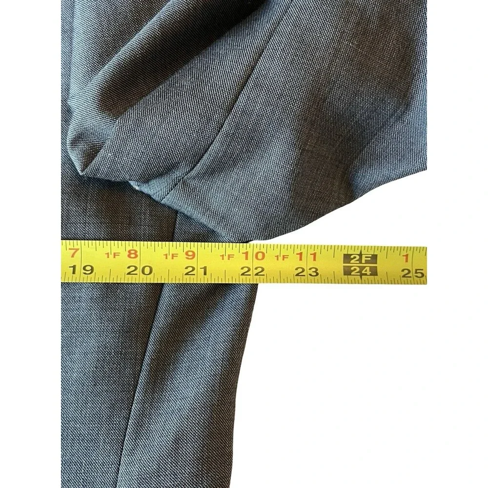 Lauren Ralph Lauren Grey 100% Wool Blazer Sport Coat Canada Made Size 42S